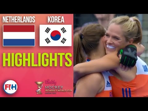Netherlands v Korea | 2018 Women's World Cup | HIGHLIGHTS