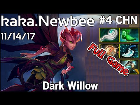 Support kaka [Newbee] Dark Willow - Dota 2 Full Game 7.18