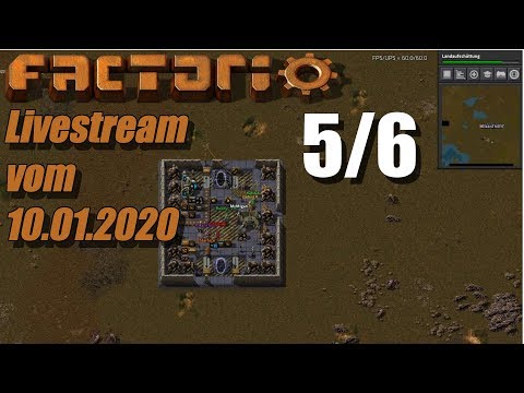 ⚙️Factorio Livestream vom 10.01 Teil 5/6 ⚙️ let's play Deutsch