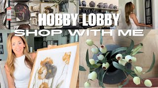 HOBBY LOBBY SHOP WITH ME 2024 | MINI HAUL | HOME REFRESH