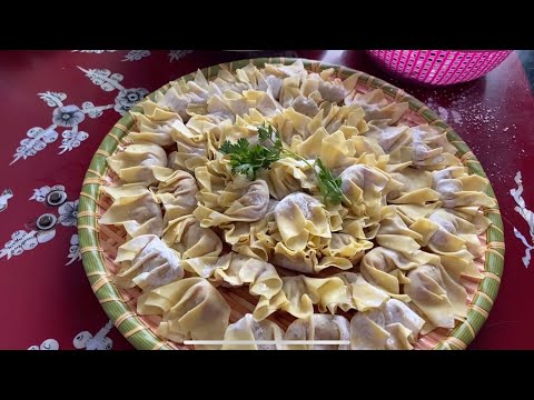 Món Hoành Thánh Dã Chiến Siêu Tốc Cực Kì Ngon-Hồng LêVlog