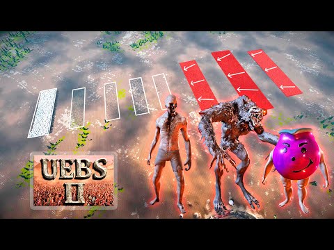 Evil Army vs 5 lines of defense [Animals] | Ultimate Epic Battle Simulator 2