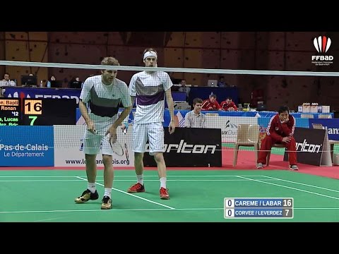 1/2 DH : Labar & Carême VS Corvée & Leverdez (Championnats de France 2015)