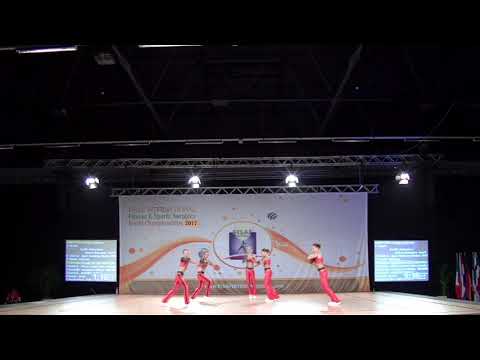 FISAF Int World Fitness & HIP HOP UNITE Championships 2017. PR cadet Petite Aerobic: Infiniti (RUS)