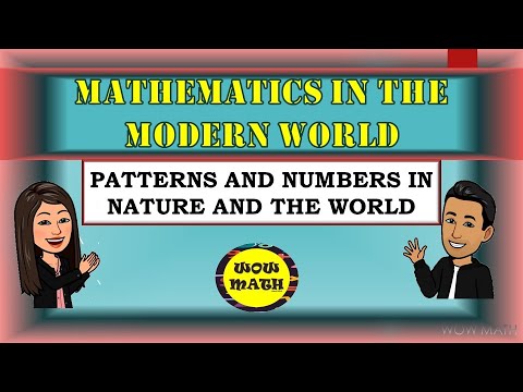 PART 1: PATTERNS AND NUMBERS IN NATURE AND THE WORLD || MATHEMATICS IN THE MODERN WORLD