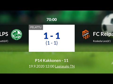 P14 Kakkonen: LPS - FC Reipas/Musta 19.9.2020