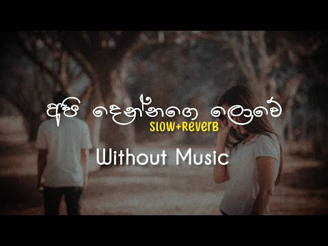 අපි දෙන්නගේ ලොවේ | Slow+Reverb🎧🎵 | Api Dennage Lowe | සෑමදා මං ඔබේ