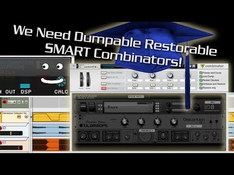 Reason Studios 12! We need our Reason Combinators to be SMART!!!