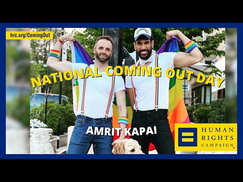HRC Celebrates Amrit Kapai this National Coming Out Day