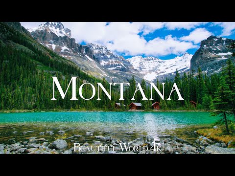 Montana 4K - Scenic Relaxation Film With Relaxing Piano Music - 4K Video UHD
