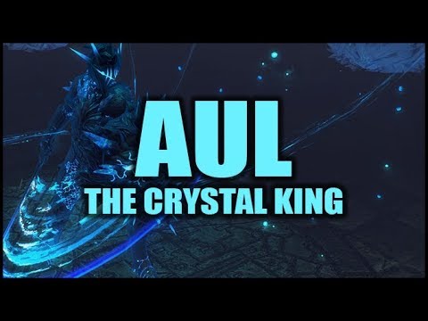 Path of Exile: AUL, The Crystal King - First Encounter - Delve Boss