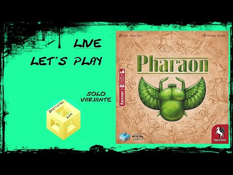 Pharaon - [Brettspiel] [Live] [Let's Play] - Solo Variante