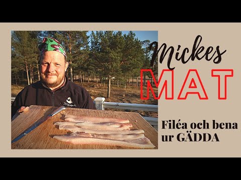 MICKES MAT - Filéa och bena ur gädda