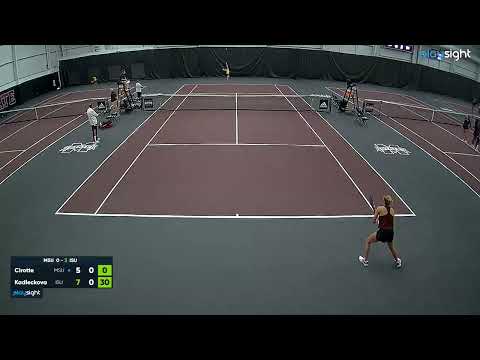 Miska Kadleckova v Chloé Cirotte - ISU v MSU - 03.02.23 (2°set)