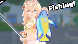 Fishing in my new summer outfit - Starsand island demo