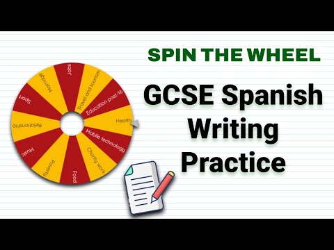 GCSE Spanish: Practice Writing With Me!