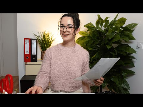 ASMR [Roleplay] - Rdv administratif pour faire ton passeport | Soft spoken, clavier, documents