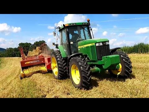 Baling Small Square Straw Bales! (Harvest Season 2023)