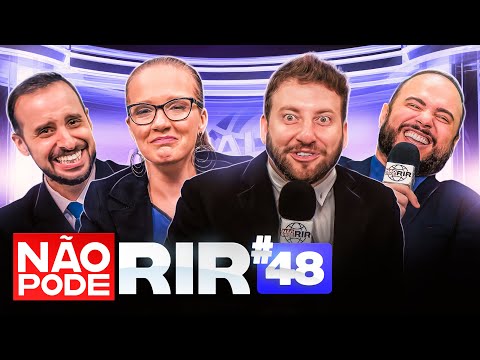 JORNAL NÃO PODE RIR com Eros Prado, Marcos Castro, Luciana D'Aulizio e Ed Gama