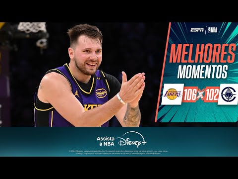 DONCIC DÁ SHOW no último período, e Lakers vencem os Clippers; VEJA como foi