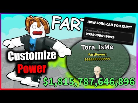 [💨INF] How Long Can You Fart Script - Customize Power, Infinite Cash