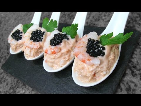 Tapa de marisco y pescado