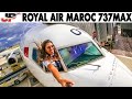 Royal Air Maroc 737MAX 737NG Cockpit To Dakhla Paris