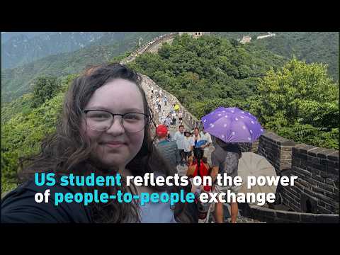 US student reflects on the power of people to people exchange