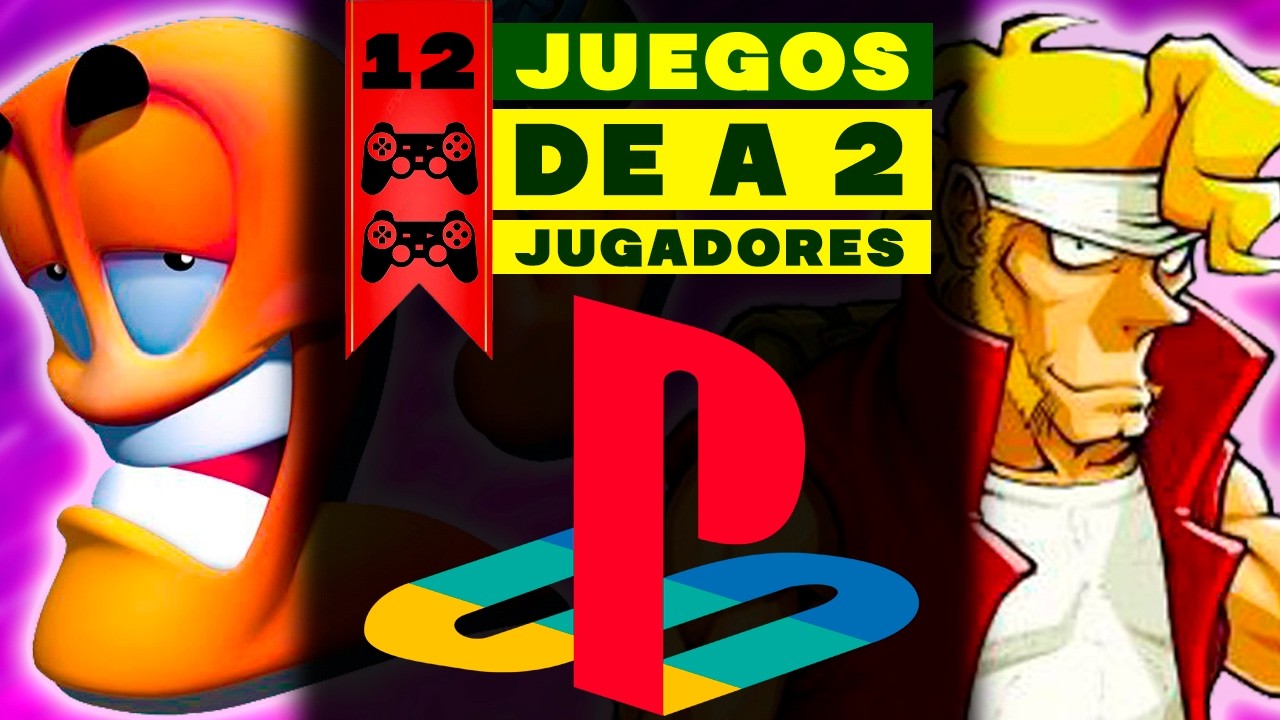 💥  MEJORES JUEGOS MULTIPLAYER en PLAYSTATION 1 - De a 2 JUGADORES - Play 1 PS1 No solo COOPERATIVOS