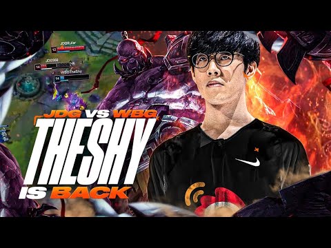 THESHY IS WINNING WORLDS THIS YEAR - JDG VS WBG - CAEDREL