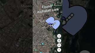 Alphabet Lore ( B ) Found on Google Earth #shorts #alphabetlore