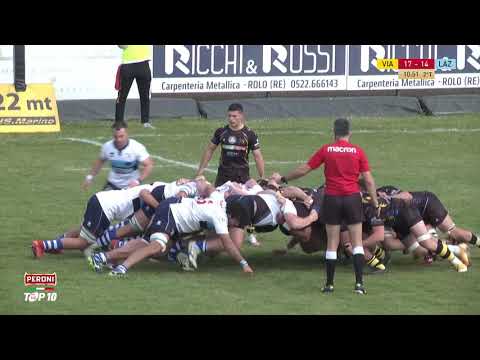 Highlights Rugby Viadana 1970 v Lazio Rugby 1927 39-31 TOP10 Giornata 17 2020/21