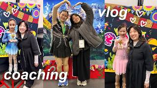 come coach with me at a figure skating competition ⛸️🏆 | BTS of what it's like being a coach