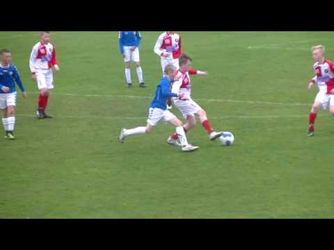 Isaiah Ahmed VOP JO12-1 - UVV JO12-1 1ste helft (1-1) 18-3-2017