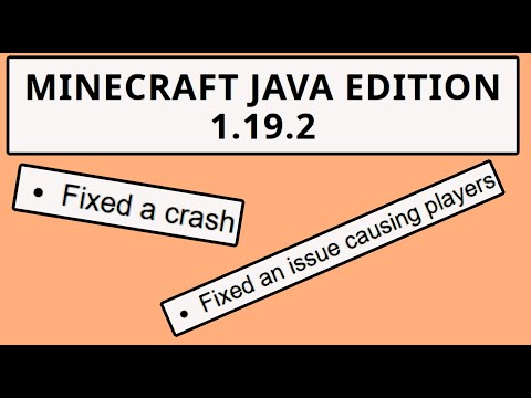 1.19.2 Minecraft Java Release NEWS