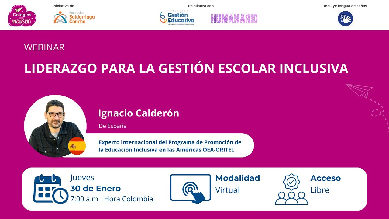 Liderazgo para la gestión escolar inclusiva.