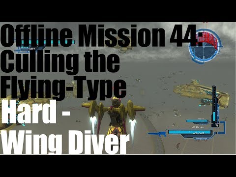 EDF 5: Offline Mission 44: Culling the Flying Type - Wing Diver / Hard