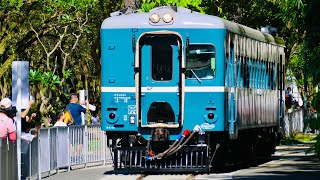 國家鐵道博物館“藍寶寶”DR2303柴油客車乘車體驗活動107次普通車“鐵博西”站通過-2025/10/10