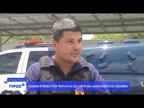 Homem é preso por tentativa de furto em Lanchonete de Linhares