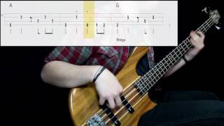 Eddie Money - Two Tickets To Paradise (Bass Cover) (Play Along Tabs In Video)