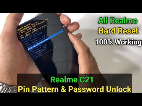 Realme C21 (RMX3201) Hard Reset | All Realme Pin / Pattern / Password Unlock | Reset