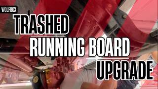Trashed F-150 Running Boards Get An Upgrade | Wolfbox