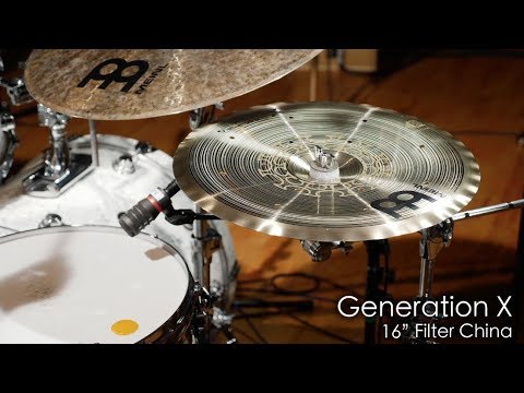 Демонстрация звучания тарелки Meinl 16" China GX-16FCH
