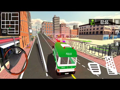 Police Ambulance Van Driving - 911 Emergency Rescue Game - Android Gameplay.