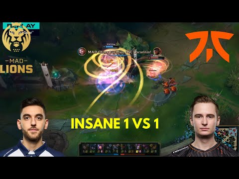 FNC Humanoid Vs MAD Nisqy Insane solo Kill #leagueoflegends #lolclips