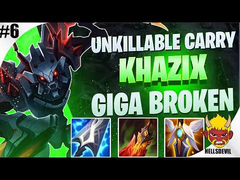 Unkillable Carry Series #6 | BRUISER KHAZIX = BROKEN!| Khazix Wild Rift Gameplay & Guide