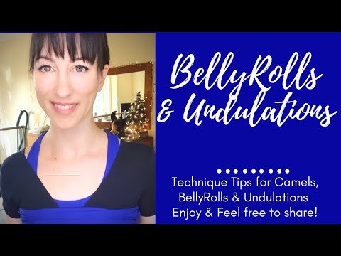 BellyRolls, Camels & Undulations for Belly Dance - Khalida Online - Tutorials for Belly Dancers