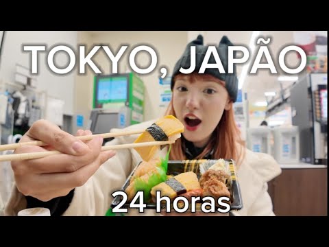 24hrs konbini food in JAPAN *on a budget in Tokyo*