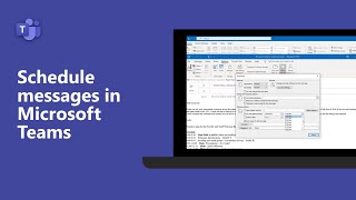 How to schedule a message in Microsoft Teams!