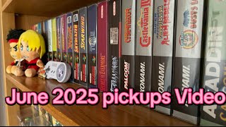 June 2025 pick ups video #videogames #gaming #retrogaming #gamingchannel